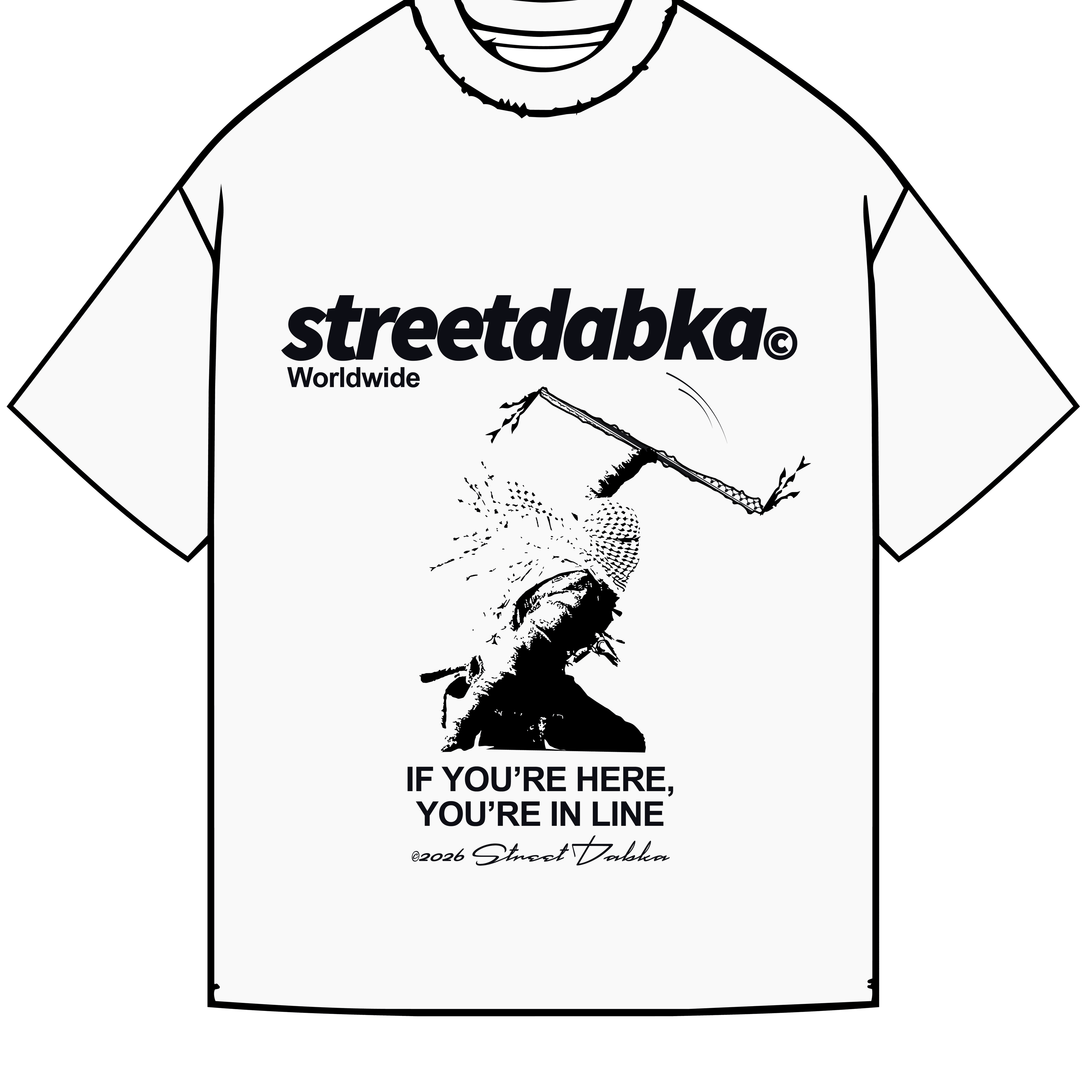 THE DABKA WARRIOR | STREETDABKA. Tee