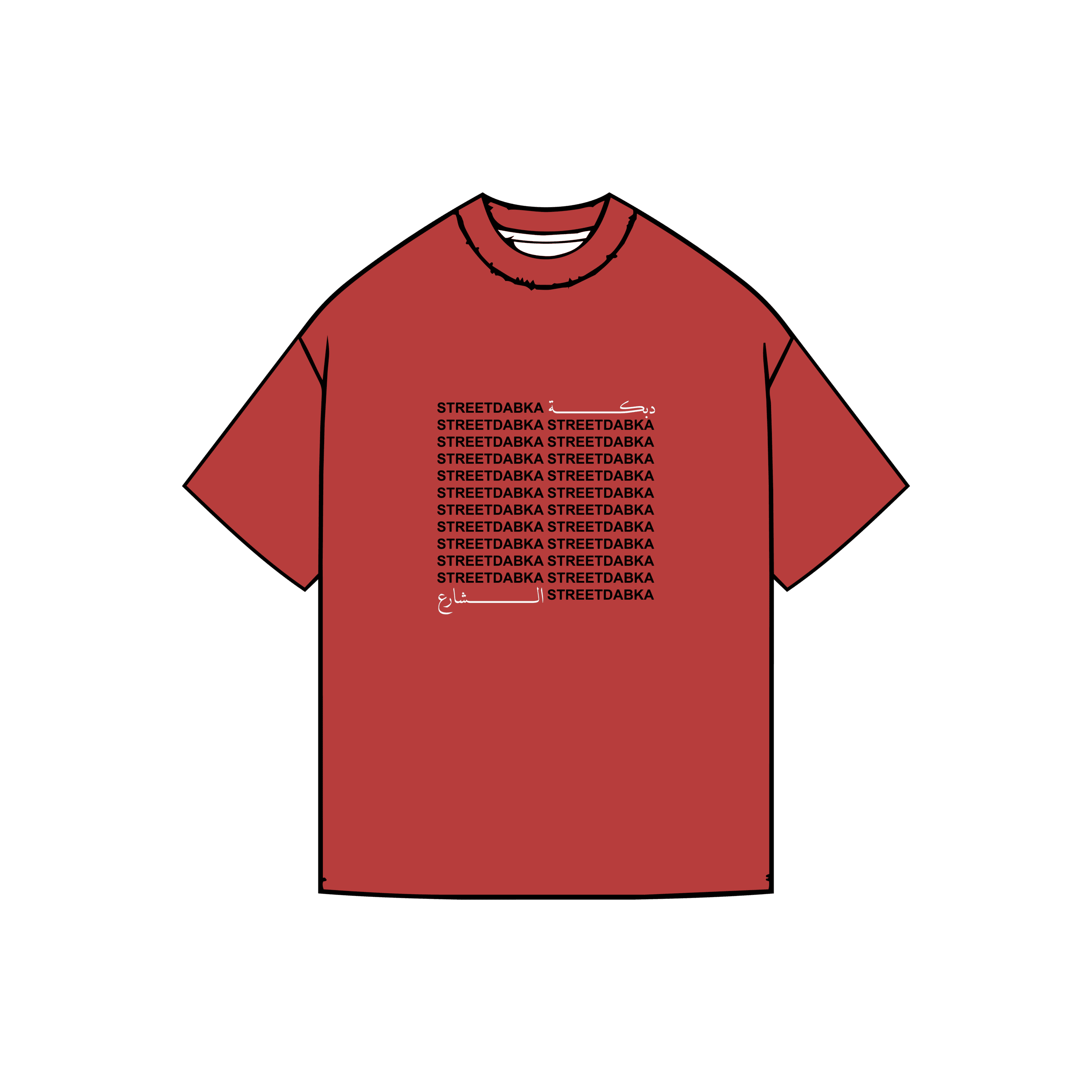 DABKA LINE | دبكة الشارع | STREETDABKA. Tee